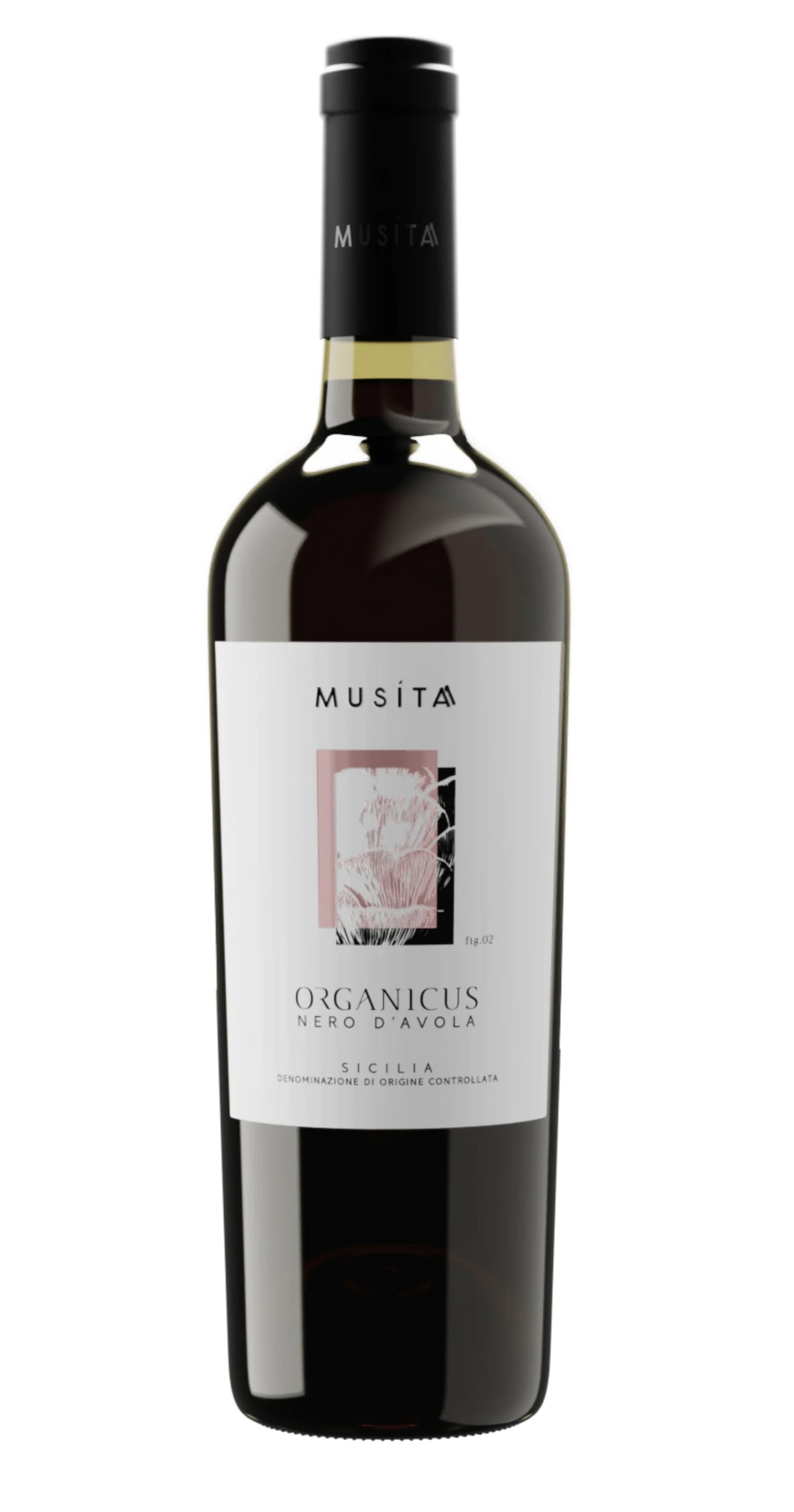 Musita Organicus Nero d'Avola DOC Sicilia 2023 (Italy) - 12 x 750ml  Organic, Vegan